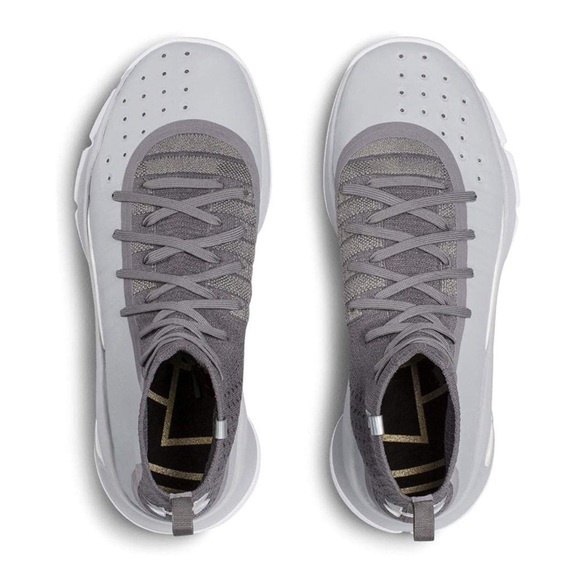 New Curry 4 Basketball Sneakers Gray - Picture 4 of 7